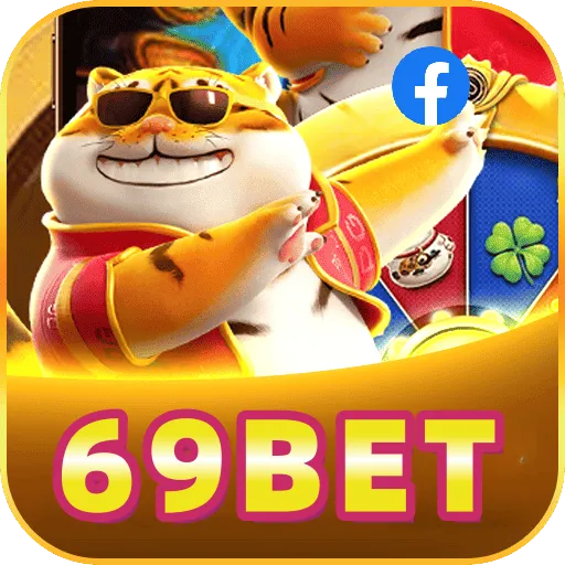 Imagem promovendo a página oficial da 69bet no Facebook
